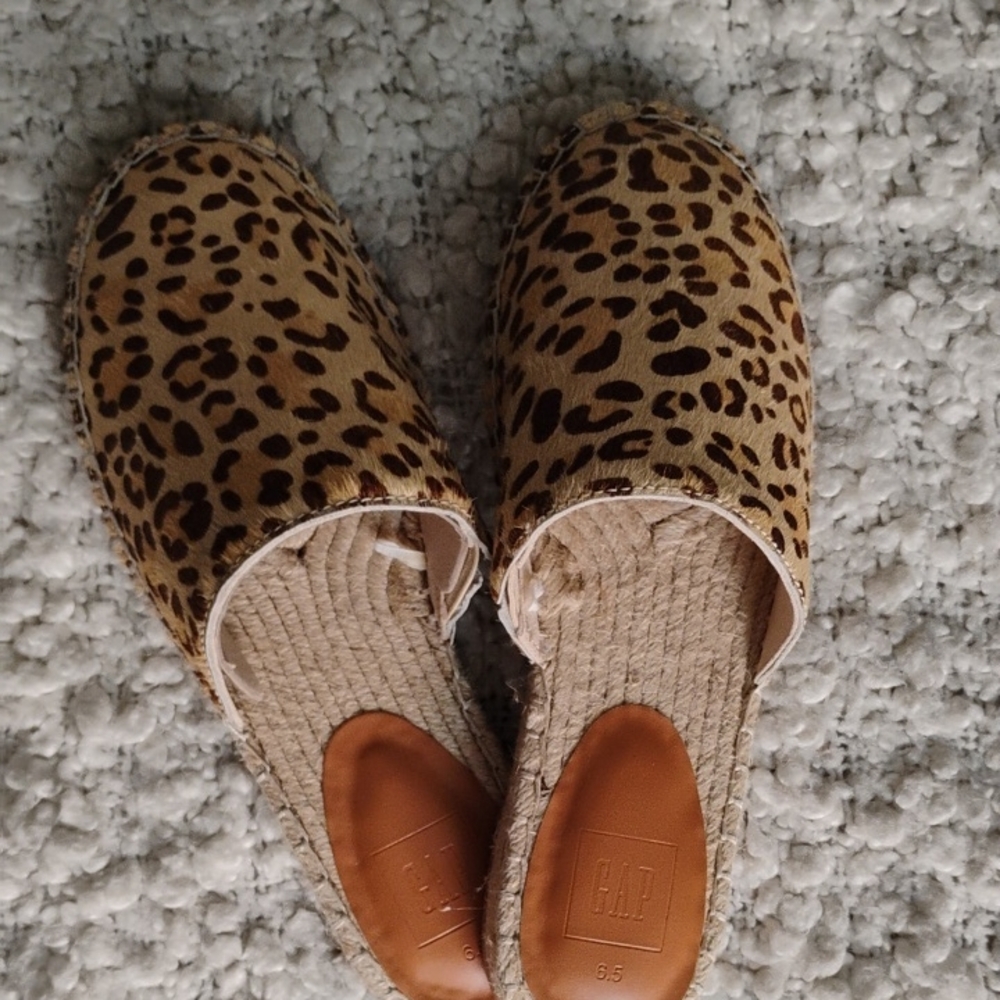 GAP Animal Print Espadrille Shoes
